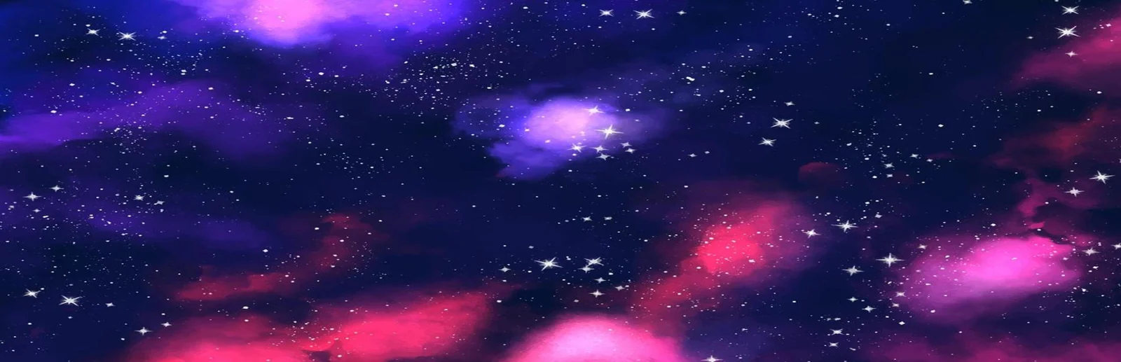 Timeless banner art - a pink and purple nebula